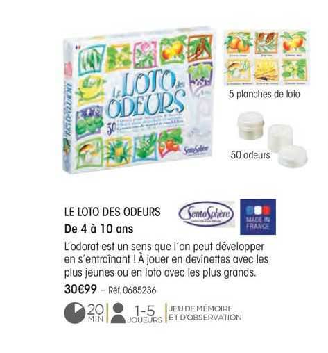 le loto des odeurs sentoSphère