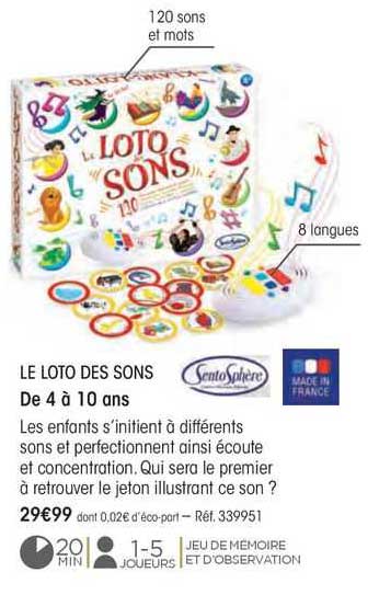le loto des sons