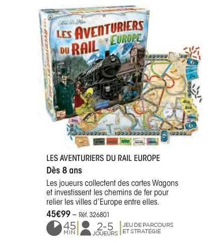 les aventuriers du rail europe