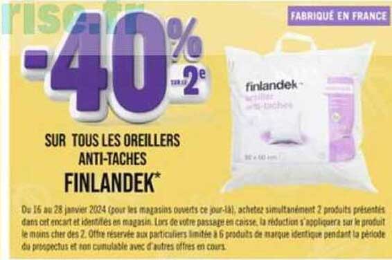 les oreillers anti-taches finlandek^