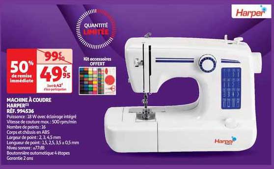 machine à coudre harper
