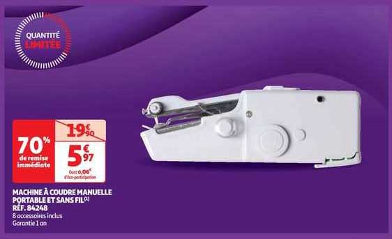 machine à coudre manuelle portable et sans fil