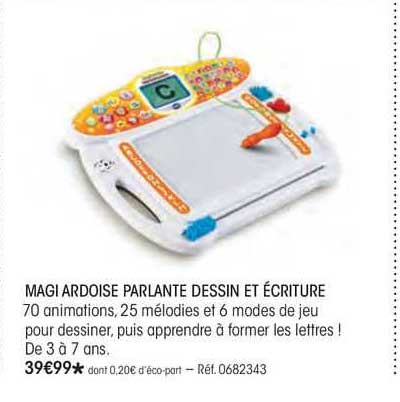 Magi Ardoise Parlante Dessin Et écriture