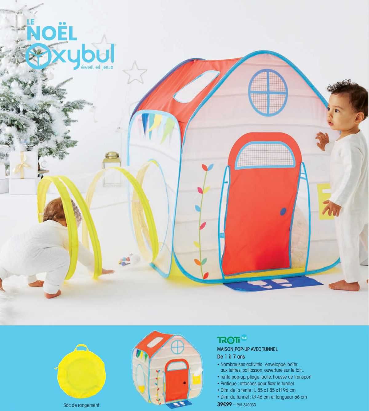 maison pop-up avec tunnel troti bul