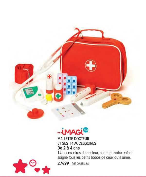 mallette docteur et ses 14 accessoires imagi bul