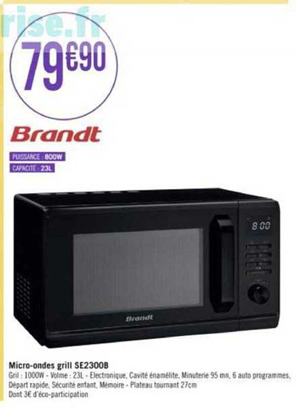 micro-ondes grill se2300b brandt