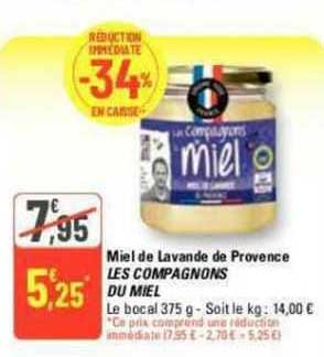 miel de lavande de provence les compagnons du miel