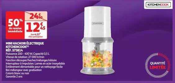 Mini Hachoir électrique Kitchencook