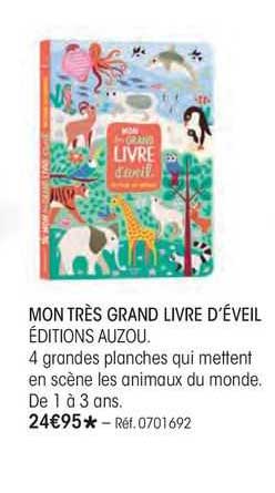 mon très grand livre d'éveil éditions auzou