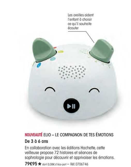 nouveaute elio - le compagnon de tes emotions