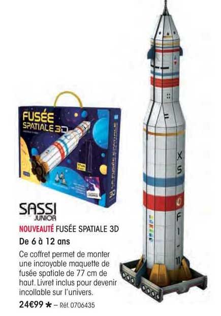 nouveaute fusee spatiale 3d