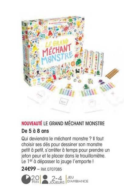 Nouveaute Le Grand Mechant Monstre