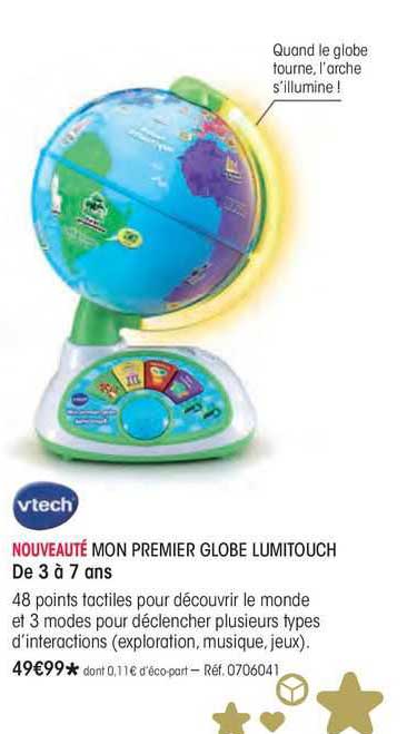 nouveaute mon premir globe lumitouch