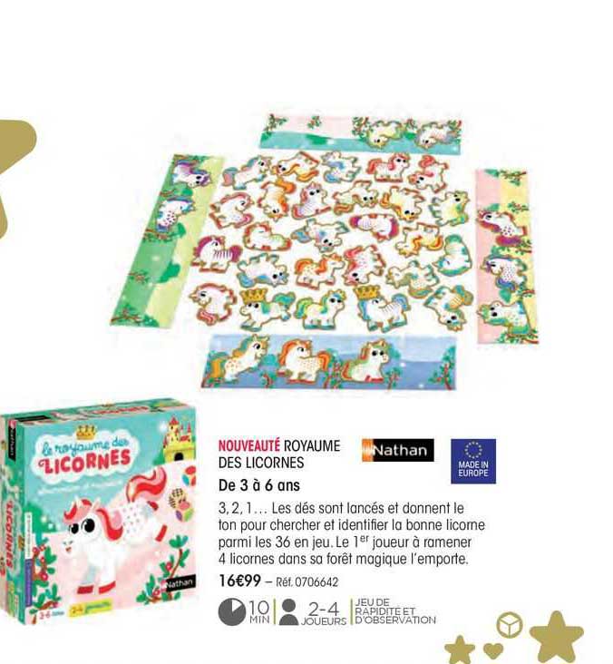 nouveaute royaume des licornes