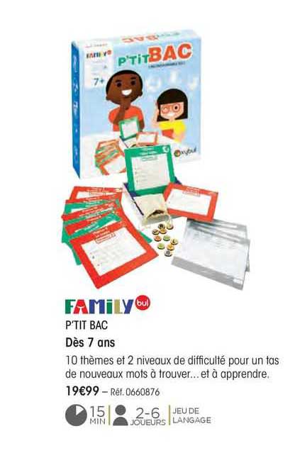 p'tit bac family bul