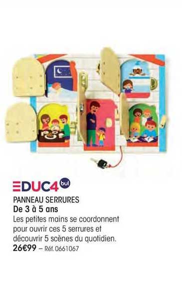 panneau serrures educ4