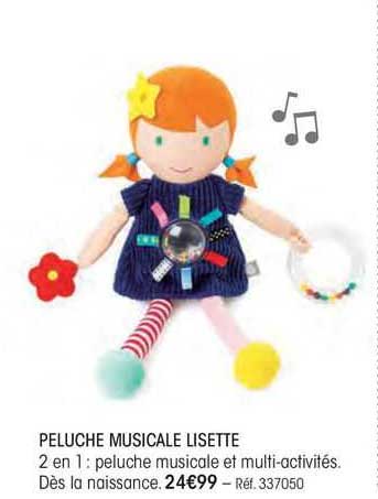 Peluche Musicale Lisette