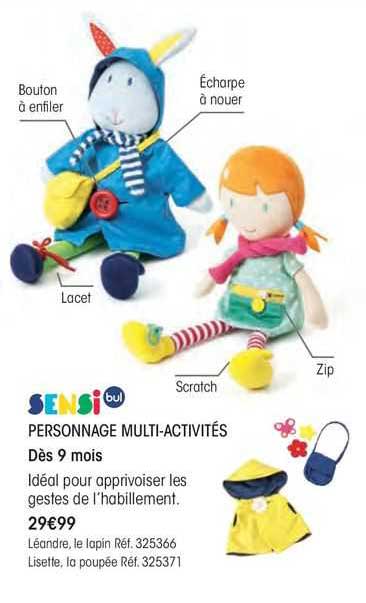 personnage multi-activites