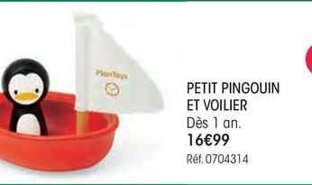 petit pingouin et voilier