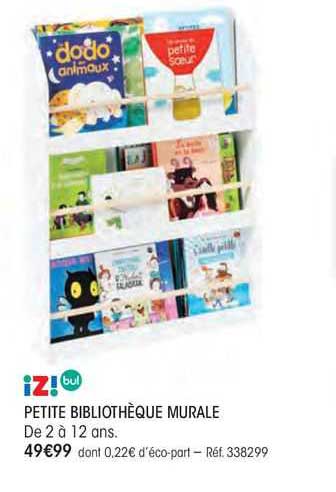 petite bibliothèque murale iz! bul