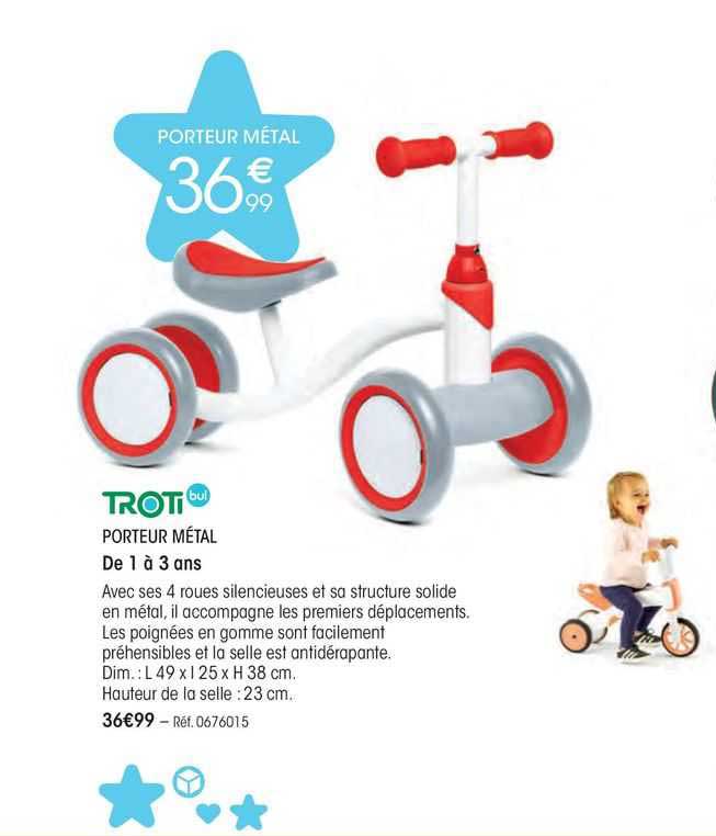 porteur métal troti bul