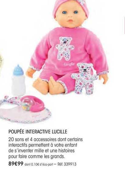 poupee interactive lucille