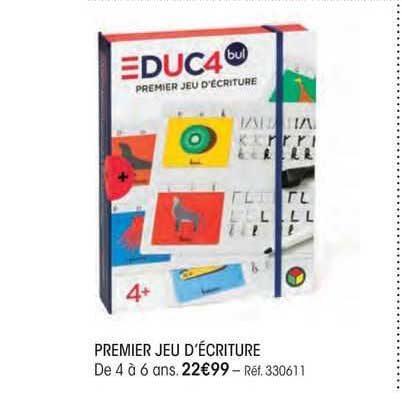premier jeu d'écriture educ4