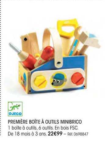 première boîte à outils minibrico djeco