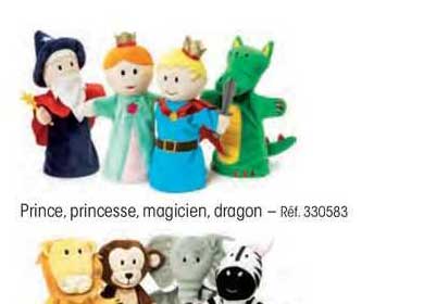prince, princess, magicien, dragon