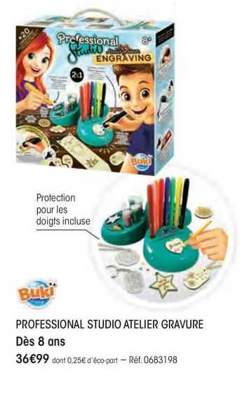 professional studio atelier gravure buki