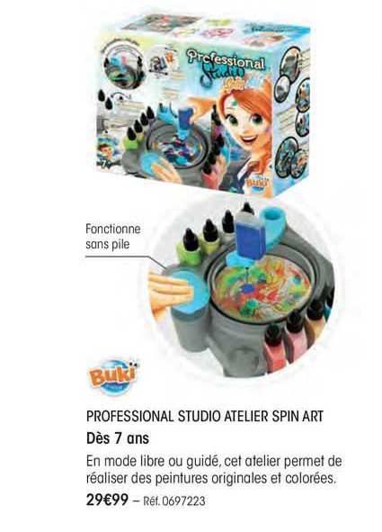 professional studio atelier spin art buki