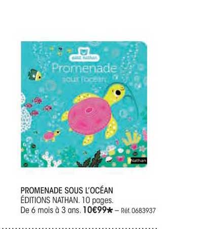 promenade sous l'océan éditions nathan