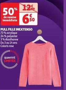 Pull Fille Inextenso