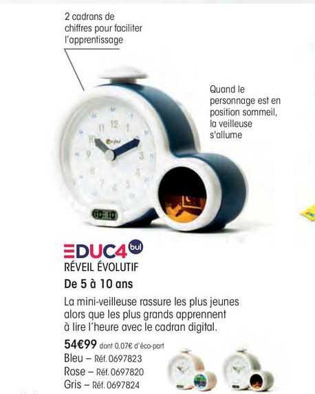 réveil évolutif educ4