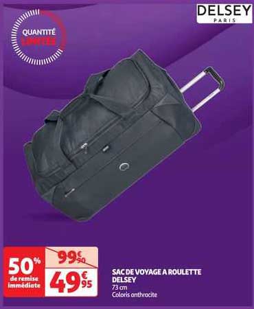 sac de voyage à roulette delsey