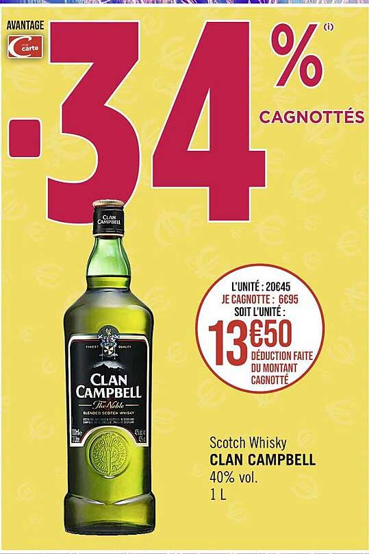 scotch whisky clan campbell