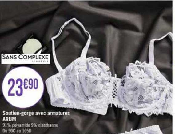 soutien-gorge avec armatures sans complexe