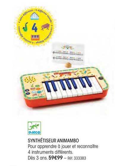 synthétiseur animambo djeco