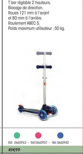 t bar reglable 2 hauteurs