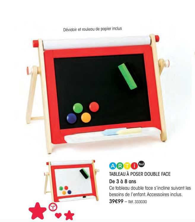 tableau à poser double face arti bul