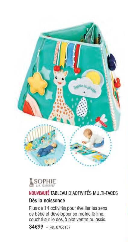 Tableau D'activités Multi-faces Sophie La Girafe