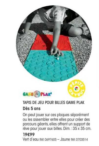 Tapis De Jeu Pour Billes Game Plak