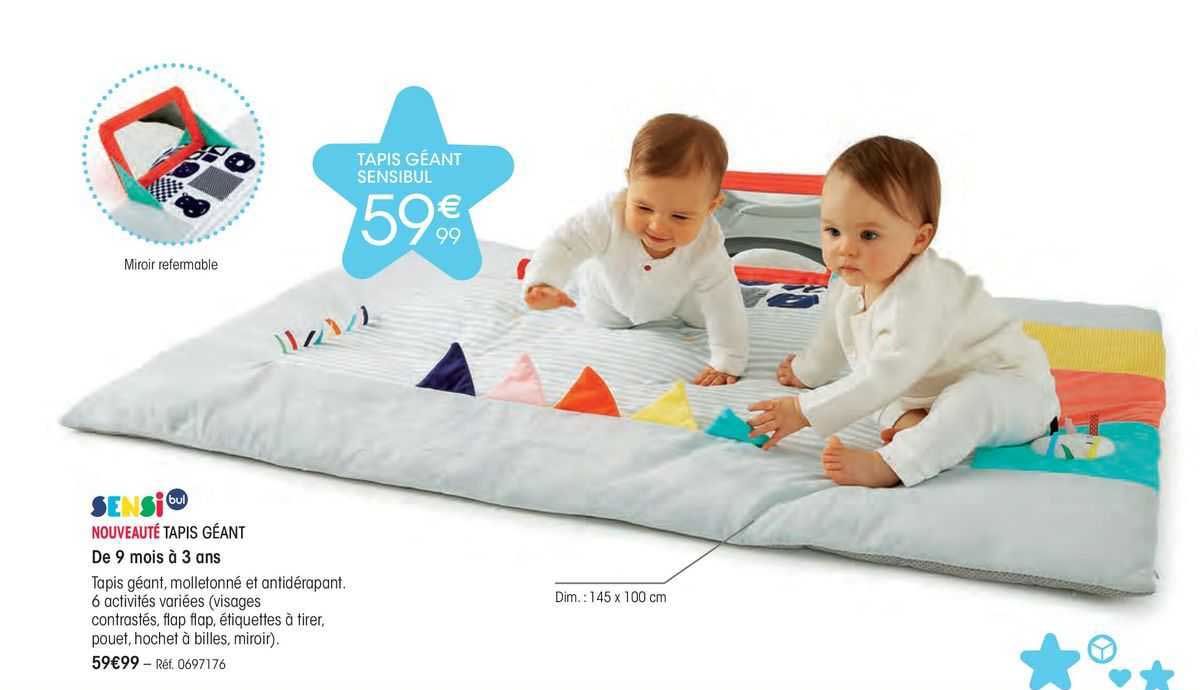 tapis géant sensi bul