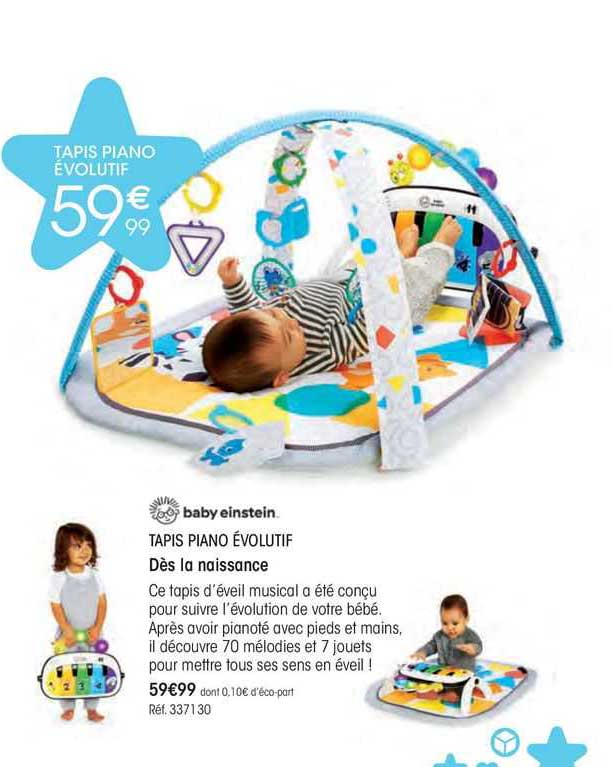 tapis piano évolutif baby einstein