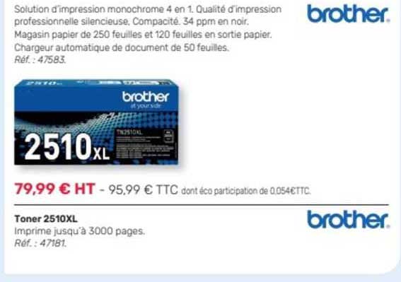 Tonner 2510xl Brother