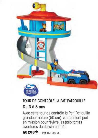 tour de cotrole la pat' patrouille