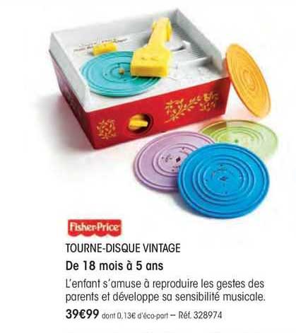 tourne-disque vintage fisher-price