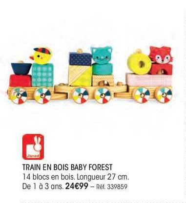 Train En Bois Baby Forest