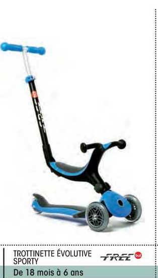 trottinette évolutive sporty free bul