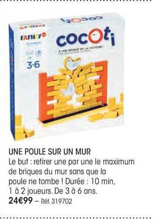 une poule sur un mur